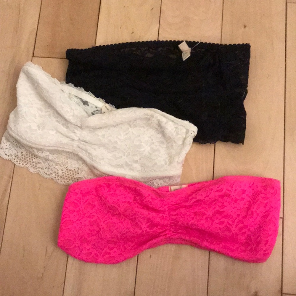 Bundle of aerie lace bandeaus